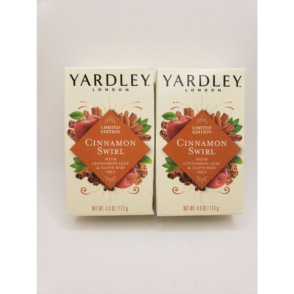 Yardley London limited edition cinnamon leaf clove bar soap bundle - Picture 1 of 3